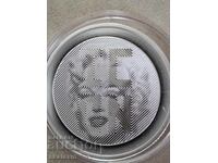 Ασημένιο 1oz. εικονίδιο Μέριλιν Μονρόε