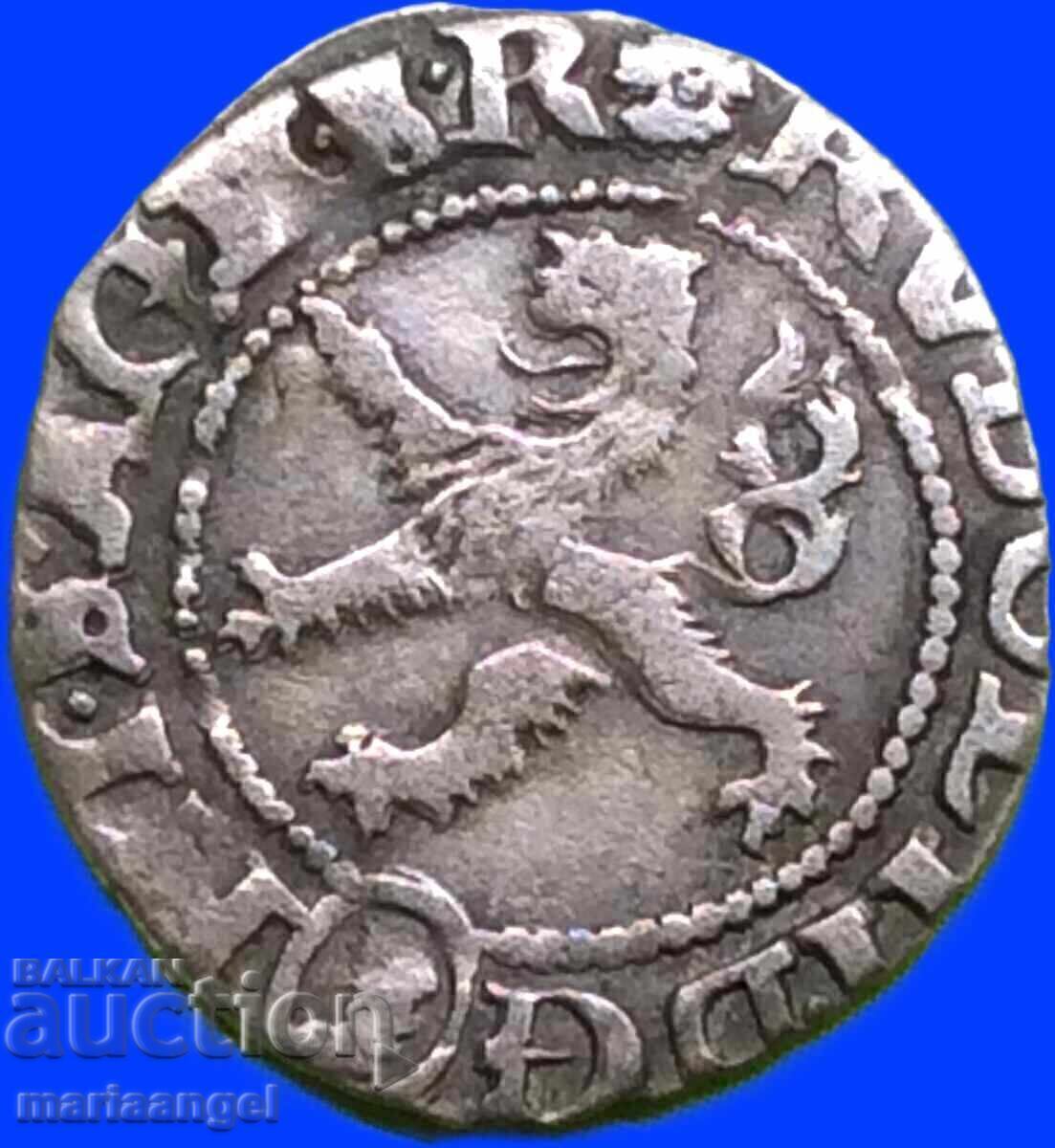 Austria Groș 1582 Malei Rudolf al II-lea argint - foarte rară - 6