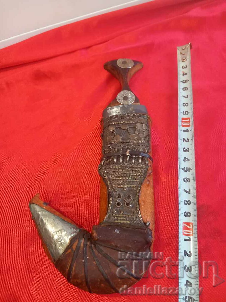 Rară Jambie Yemeni de Damă, Khanjar, Kama, Argint - 6