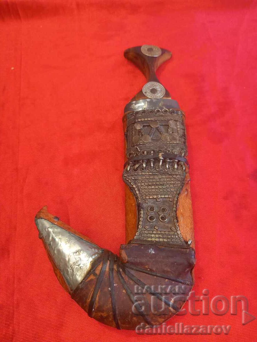 Rară Jambie Yemeni de Damă, Khanjar, Kama, Argint