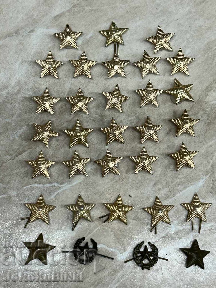 Lot Stele pentru Epoleți și Însemne—32 bucăți