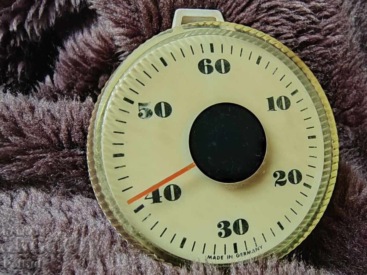 Cronometru de bucătărie vechi, ceas mecanic cu alarmă KIENZLE Germ