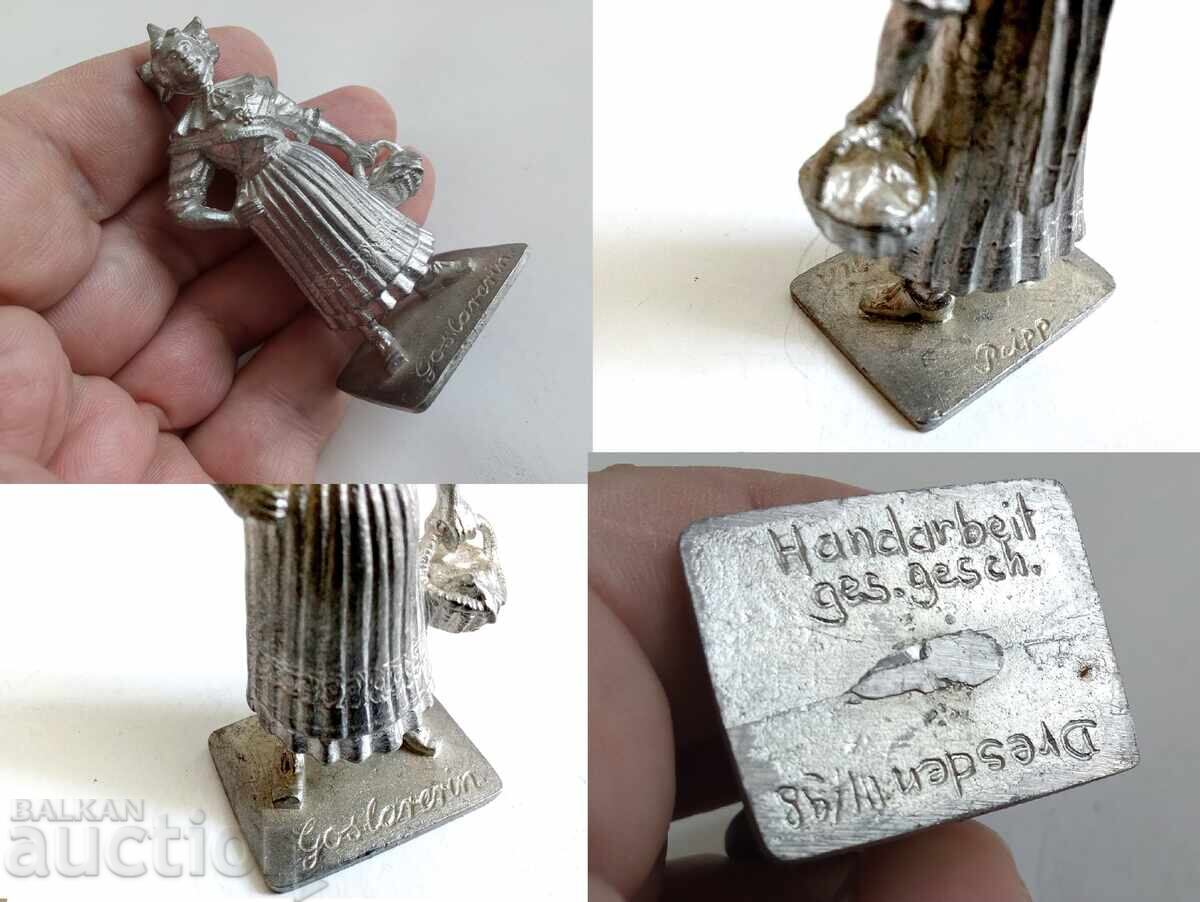 Figurină miniaturală, fabricată în Dresda în noiembrie 1998 - 5