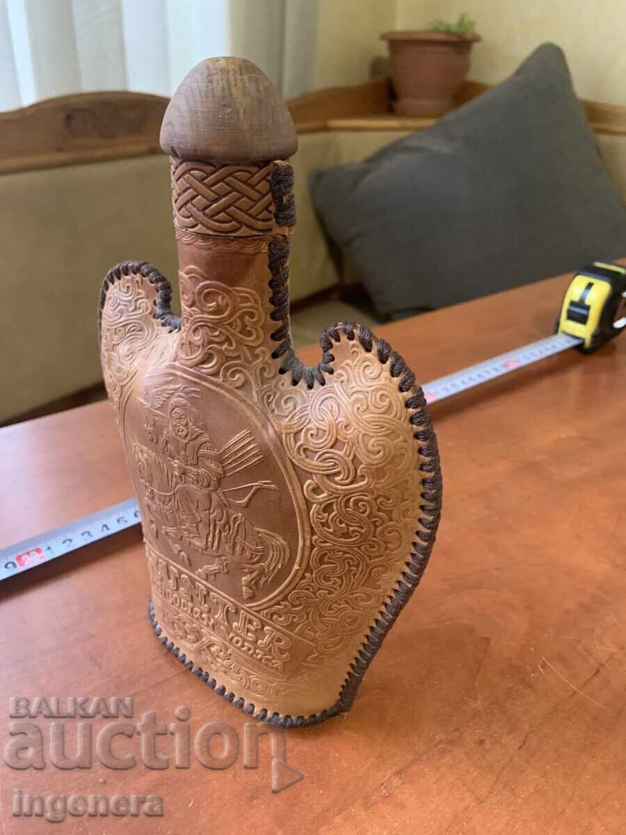 Livrarea STICLĂ DE STICLĂ DE VODCĂ MONGOLESCĂ CU IMPRIMARE DIN PIELE PENTRU COLECȚIONARI