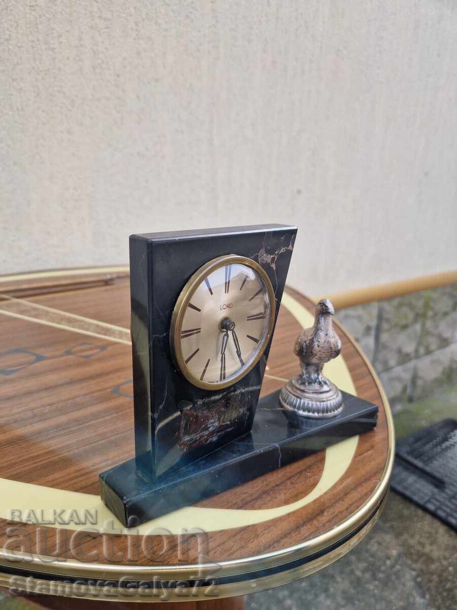 Rar ceas de masă antic german unic Lord - 5