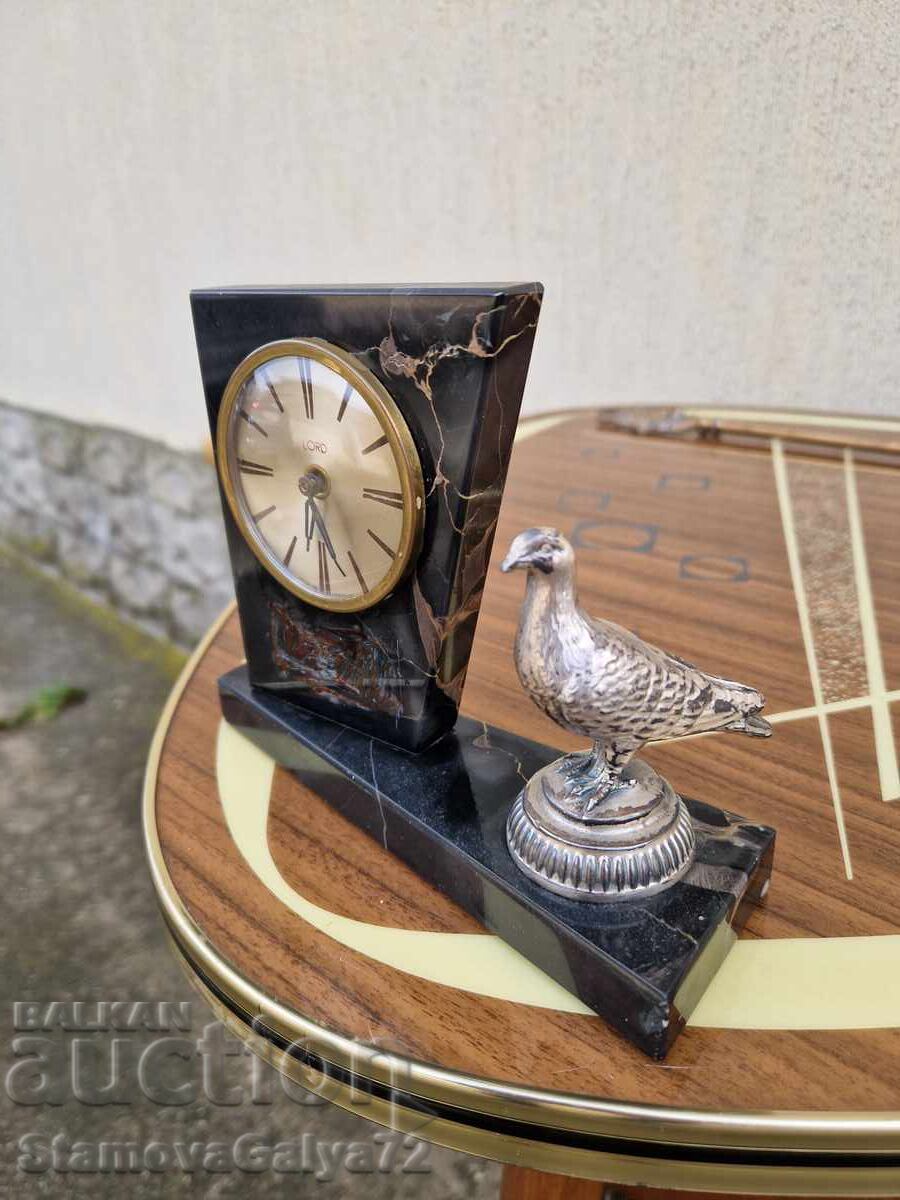 Rar ceas de masă antic german unic Lord - 6