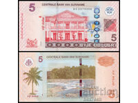 ❤️ ⭐ Surinam 2020 5 dolari UNC nouă ⭐ ❤️