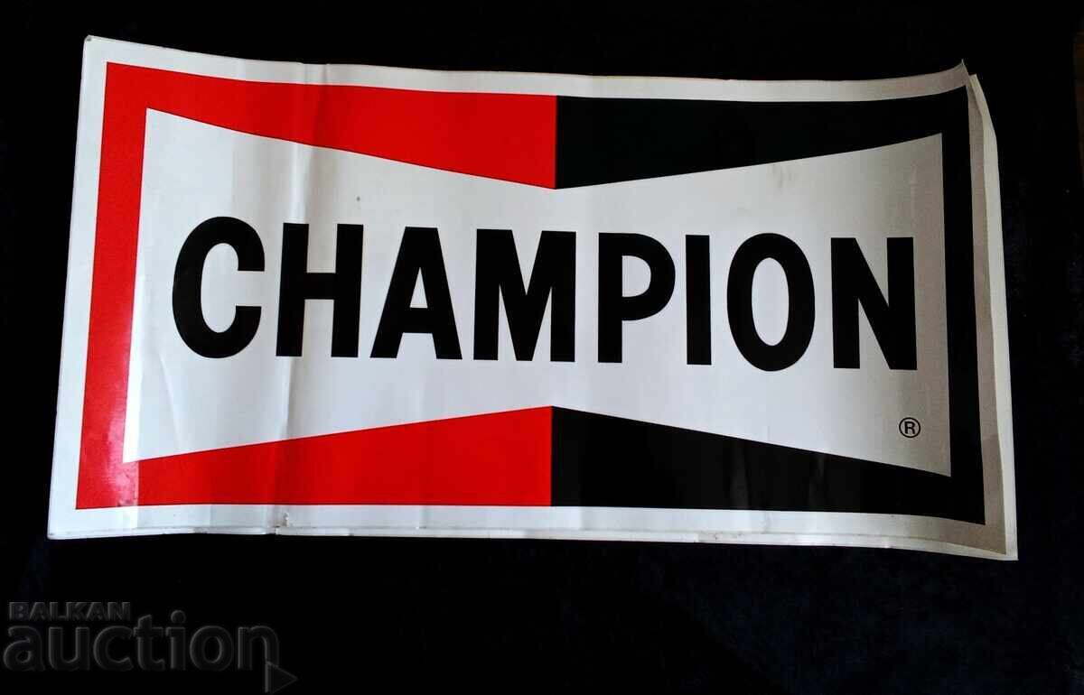 Στίκερ Champion Champion