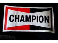 Champion Sticker