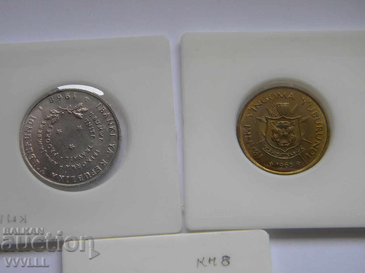Бурунди и Камерун 3 монети 1948, 1965, 1968 г. - 5