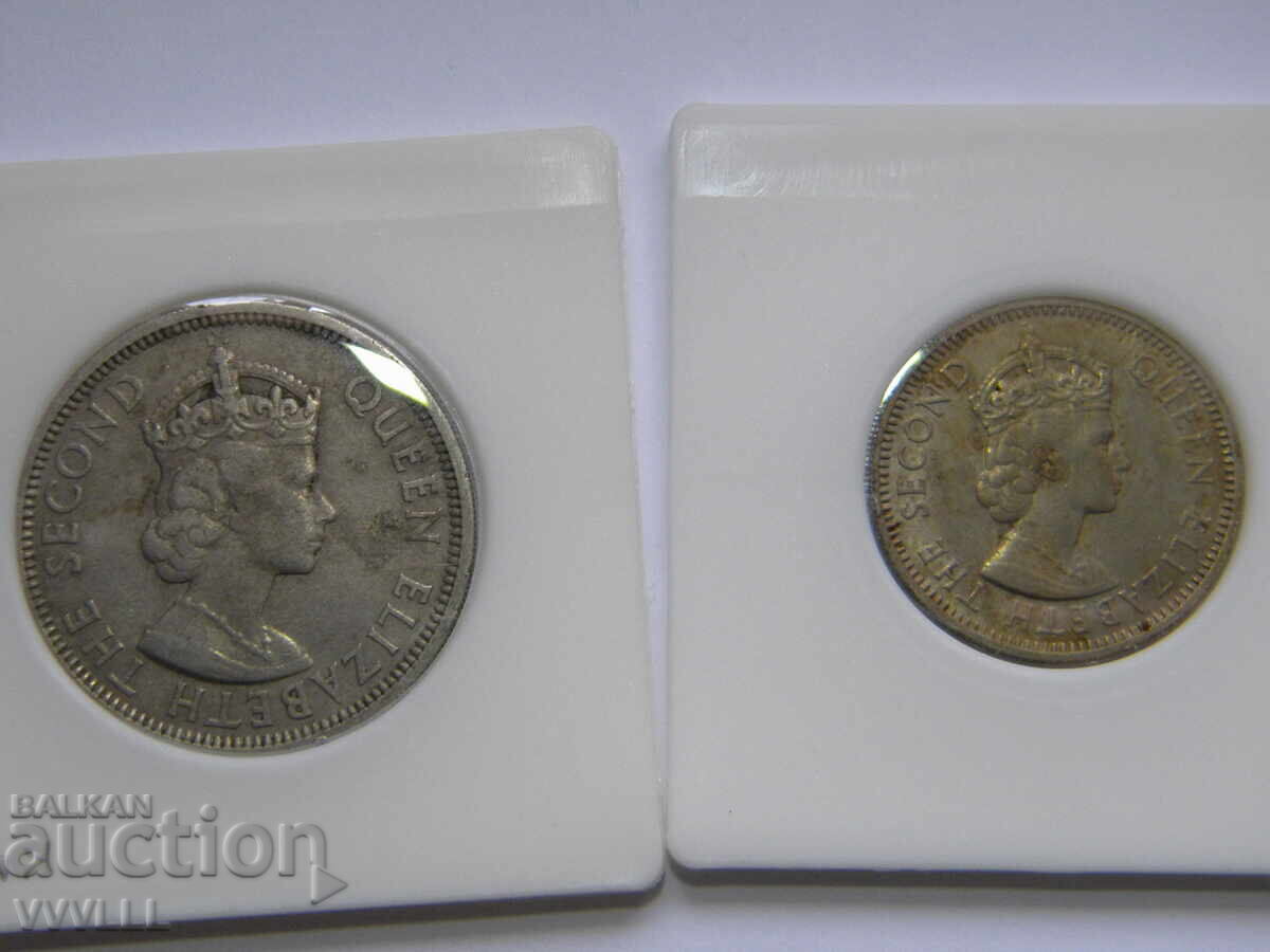 British Caraibe 6 monede 1955, 1964, 1965 - 5