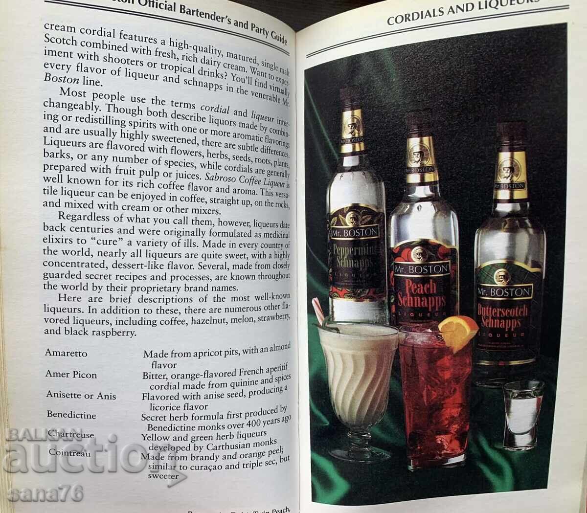 Licitație Ghid oficial de barman și petreceri al domnului Boston