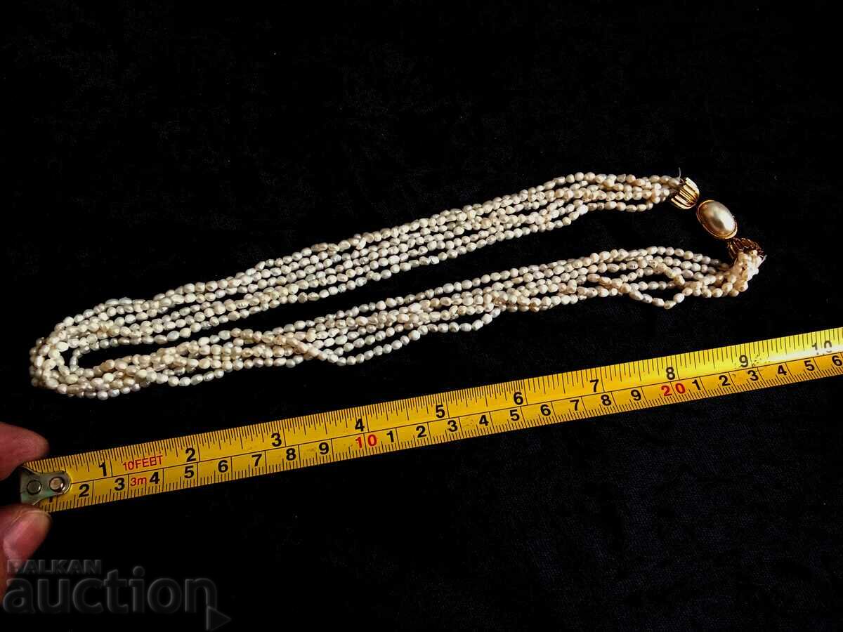 Freshwater Rice Pearl Necklace - 5 Freshwater Rice Pearl Necklace - 5