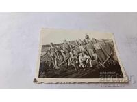 C-ka Soldiers building bridges on the road to Siva Reka - Malko Gradishte