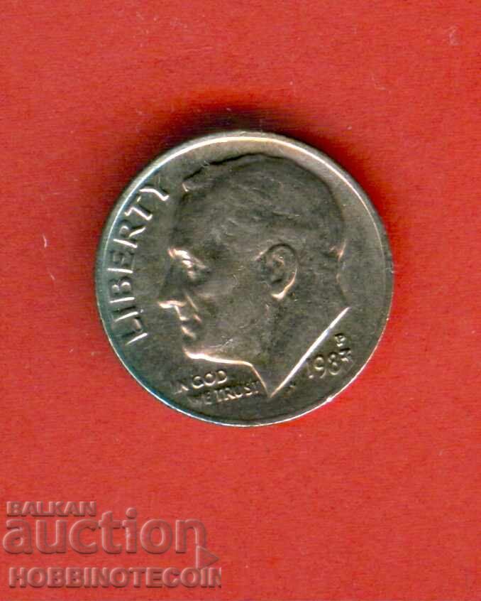 SUA USA 10 cenți 1 DIME emisiune - issue 1985 P