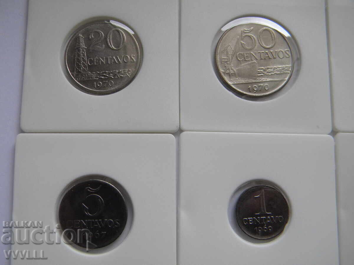 Brazilia 7 monede 1958, 1967, 1969, 1970 cu preț € 30.00 | 58.67 BGN