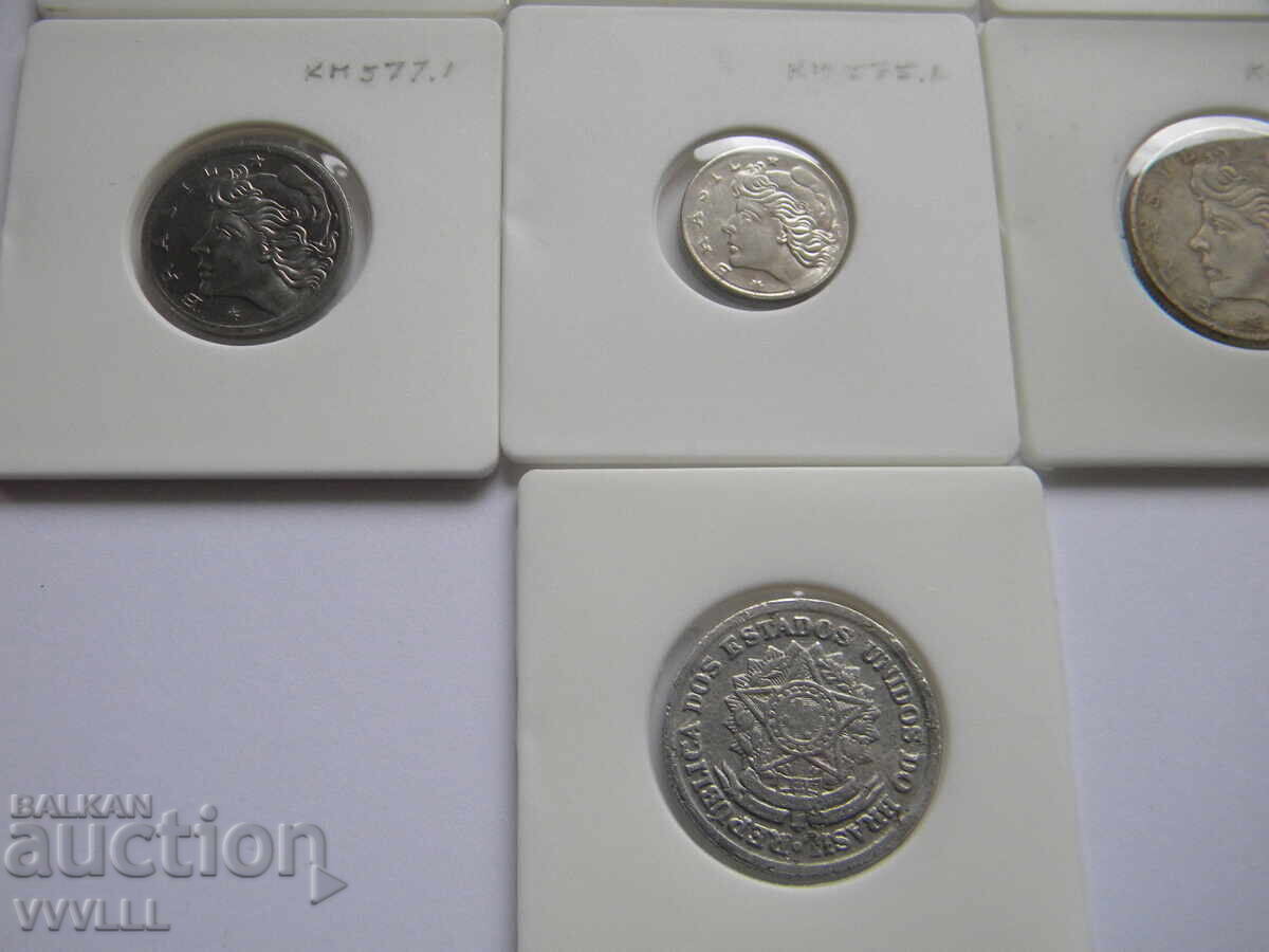 Brazilia 7 monede 1958, 1967, 1969, 1970 - 7