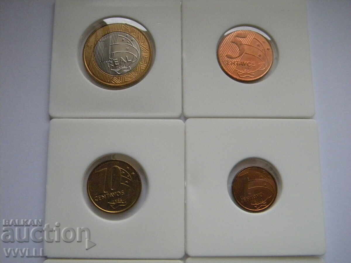 Βραζιλία 6 νομίσματα 1995, 1998, 2003, 2004 με τιμή € 20.00 | 39.12 BGN Βραζιλία 6 νομίσματα 1995, 1998, 2003, 2004 με τιμή € 20.00 | 39.12 BGN