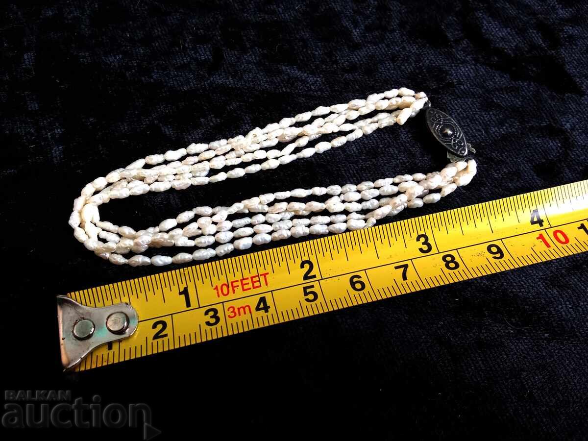 Colier din perle de orez de apă dulce cu preț € 25.00 | 48.90 BGN