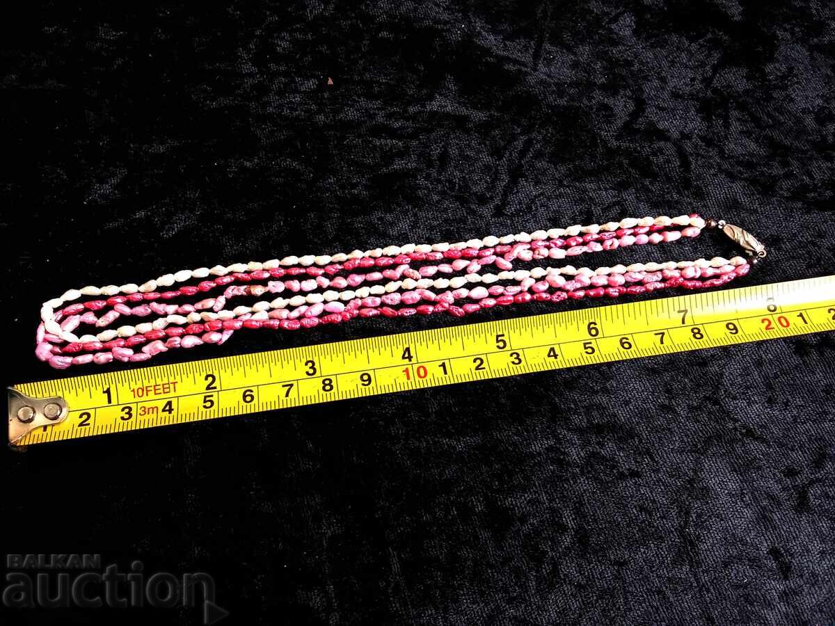 Colier din perle de orez de apă dulce cu preț € 25.00 | 48.90 BGN