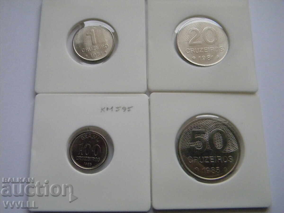 Licitație Brazilia 6 monede 1981, 1982, 1985 g