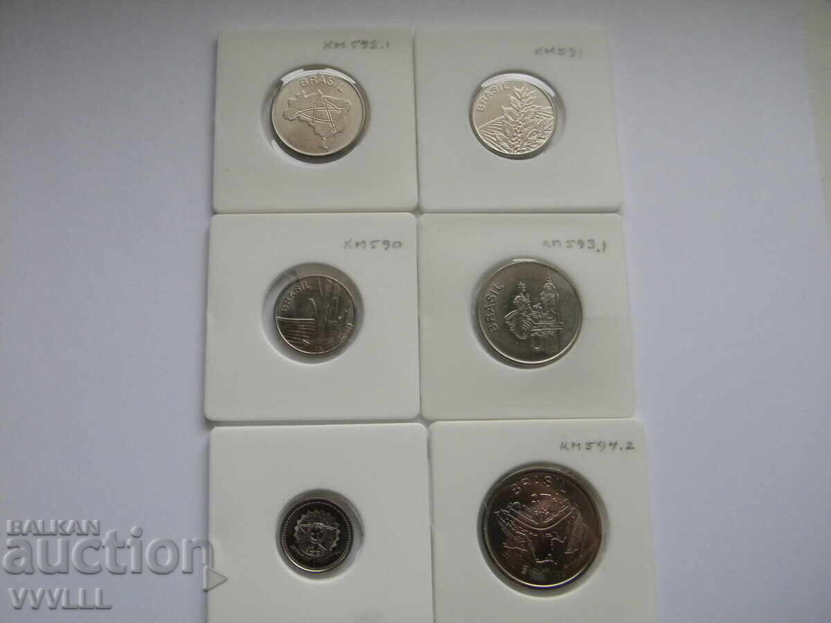 Livrarea Brazilia 6 monede 1981, 1982, 1985 g