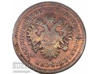 1 кройцер 1851 Австрия А - Виена