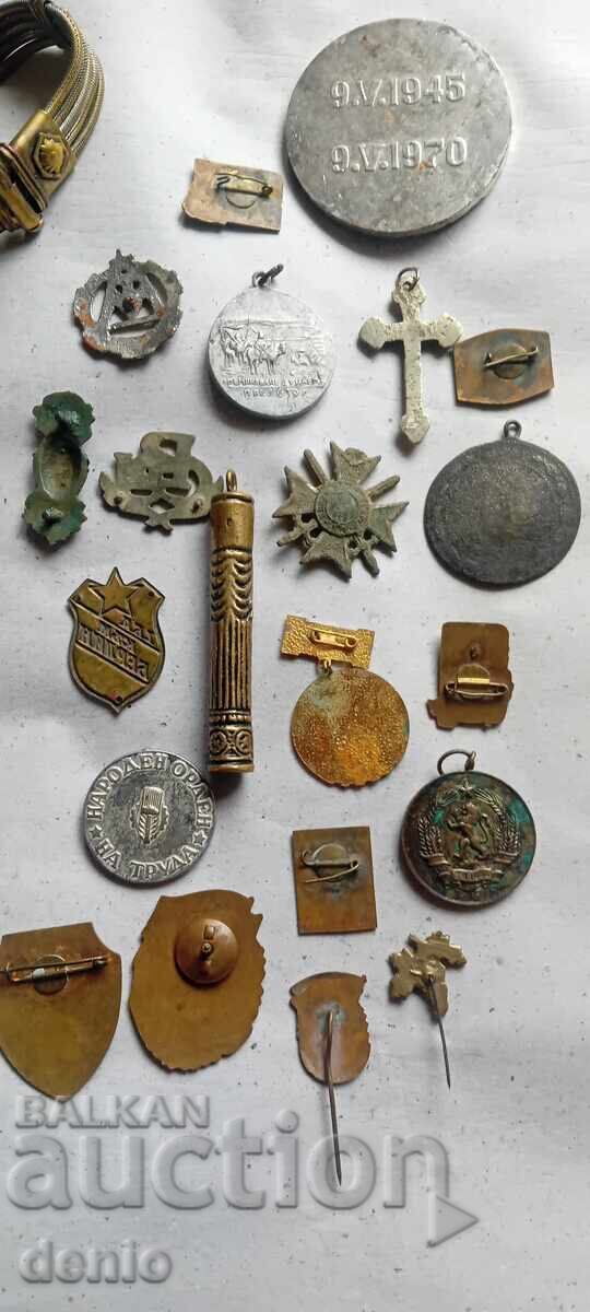 Colecție insigne vintage, plachete, ordine, brățări - 6