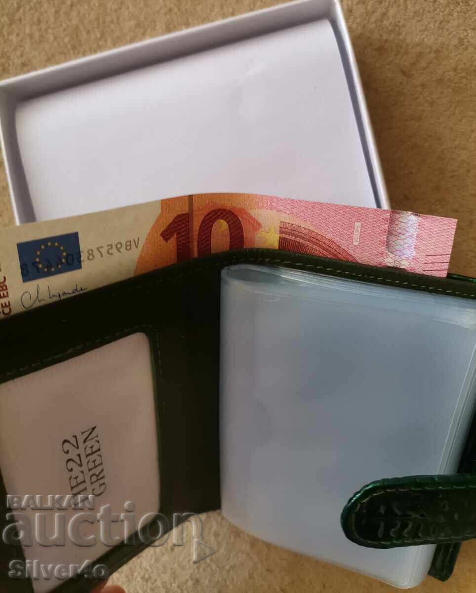 Wallet, case, purse for money and documents with price € 18.00 | 35.21 BGN