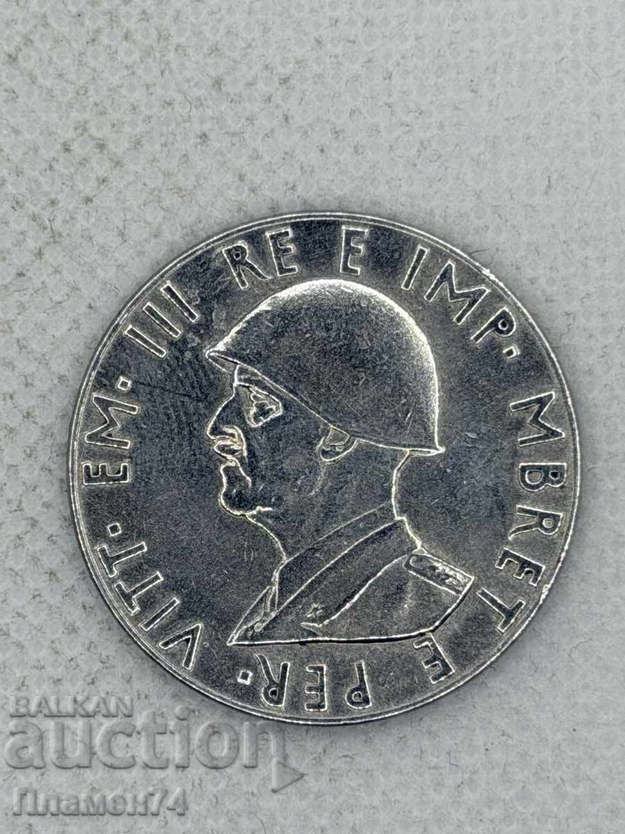 2 Lekë 1939 Albania cu preț € 15.00 | 29.34 BGN 2 Lekë 1939 Albania cu preț € 15.00 | 29.34 BGN