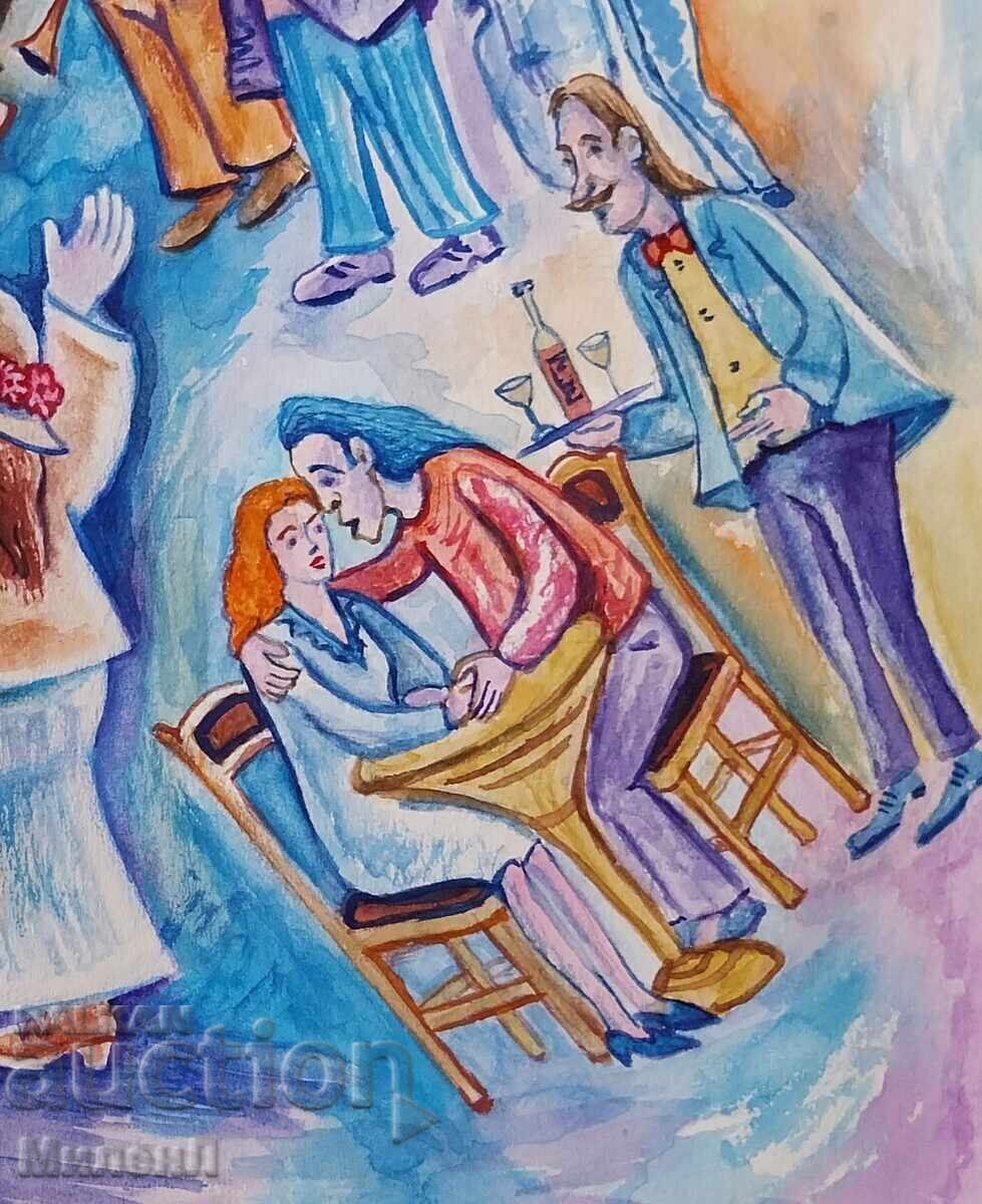 Desen umoristic Cârciumă - 5