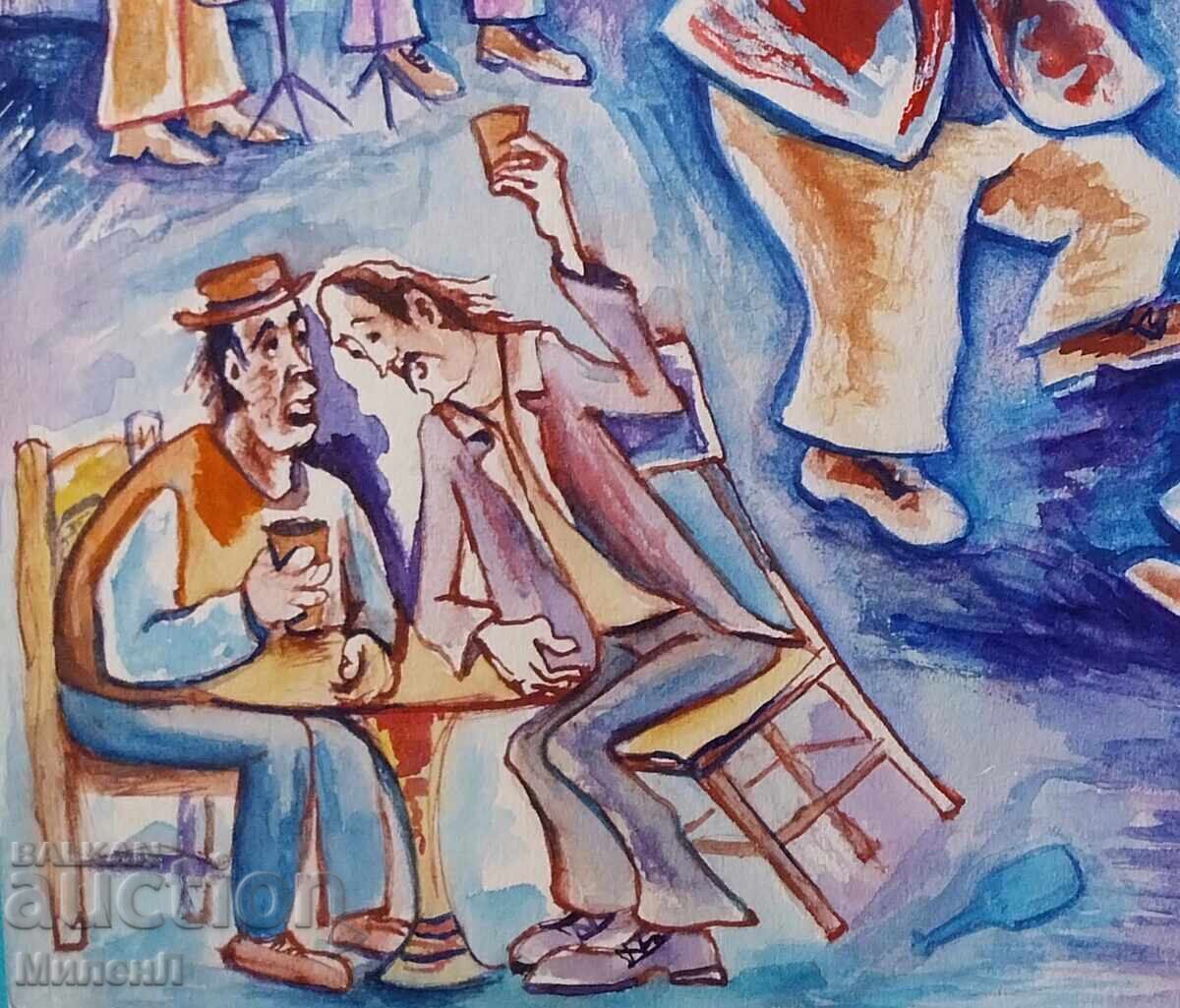 Desen umoristic Cârciumă - 6