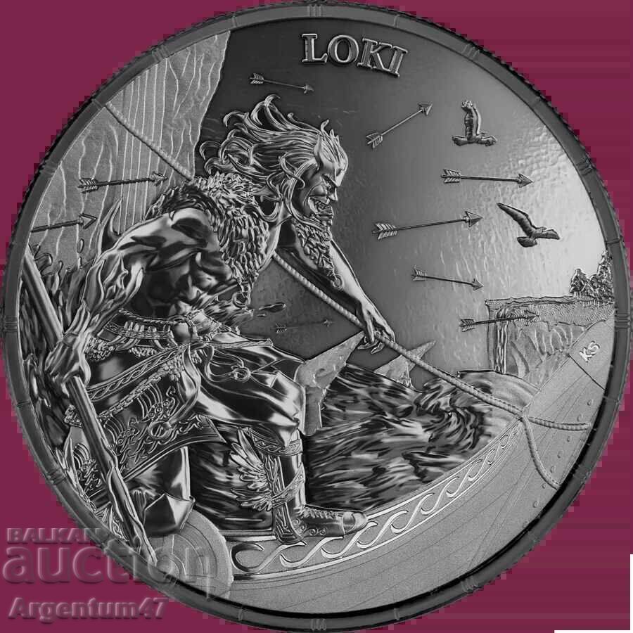Ασημένιο 1 OZ 2025 RAGNAROK - LOKI