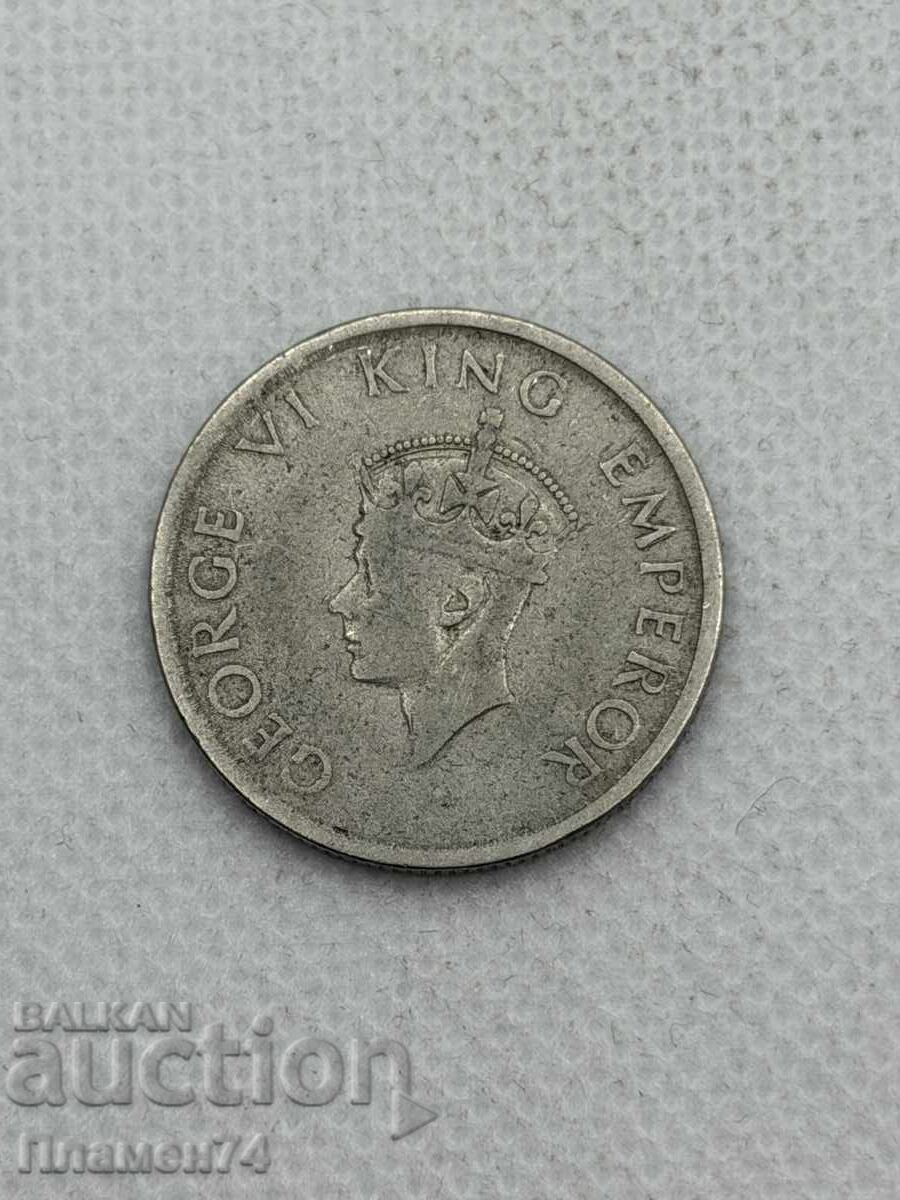1/2 rupie 1947 India - Britanică cu preț € 2.00 | 3.91 BGN