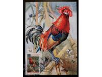 4 pcs. maximum cards 2002, Roosters
