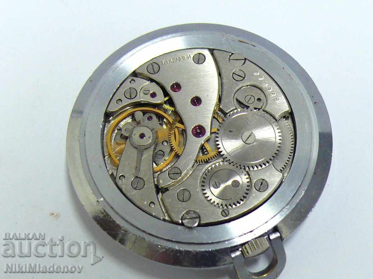 Ceas de buzunar Sovietic Molnija Molniya USSR Regulator - 7