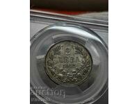 2 лева 1912г.AU55 PCGS