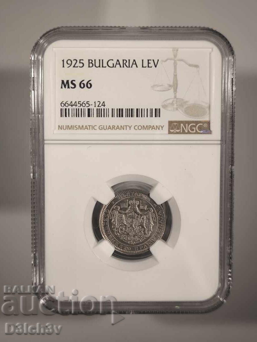 1 Lev 1925 * PCGS ⭐ MS 66