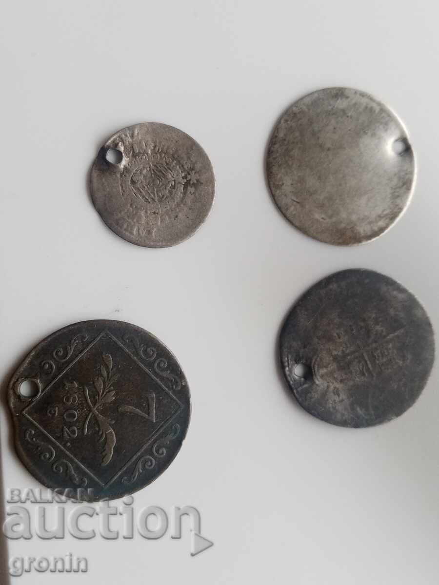 Lot silver, coins, Austria-Hungary, Bavaria, kreutzer, jewelry, old - 6 Lot silver, coins, Austria-Hungary, Bavaria, kreutzer, jewelry, old - 6