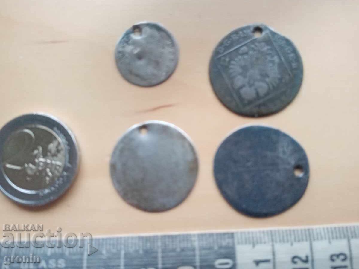 Lot silver, coins, Austria-Hungary, Bavaria, kreutzer, jewelry, old - 7 Lot silver, coins, Austria-Hungary, Bavaria, kreutzer, jewelry, old - 7