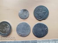 Lot argint, monede, Austro-Ungaria, Bavaria, creițar, bijuterii, vechi