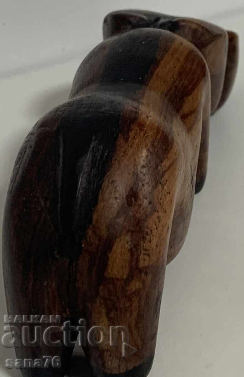 Παράδοση Αυθεντικό αφρικανικό ξύλινο ειδώλιο ιπποπόταμου (Σενεγάλη)