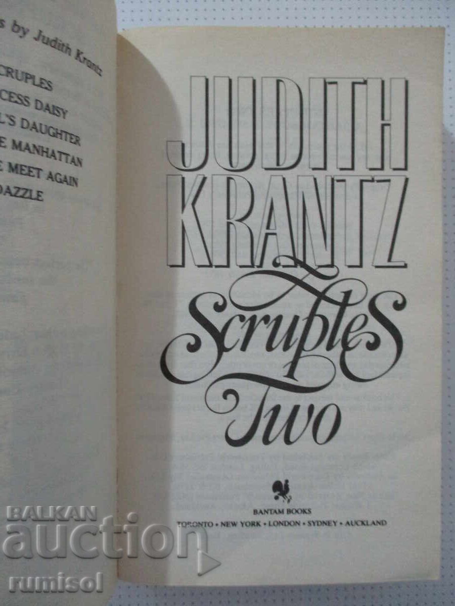 Scruples Two - Judith Krantz with price € 5.79 | 11.32 BGN