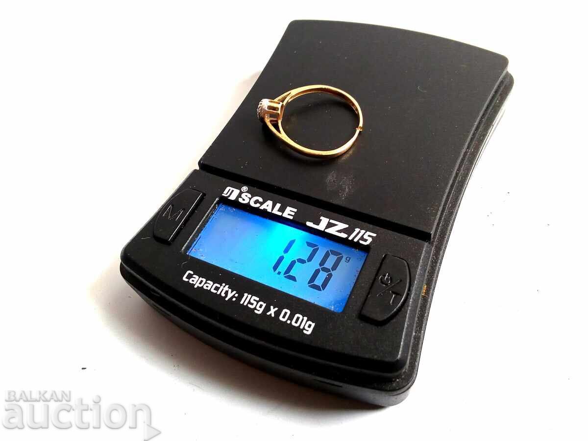 Auction  Vintage 18-karat gold ring