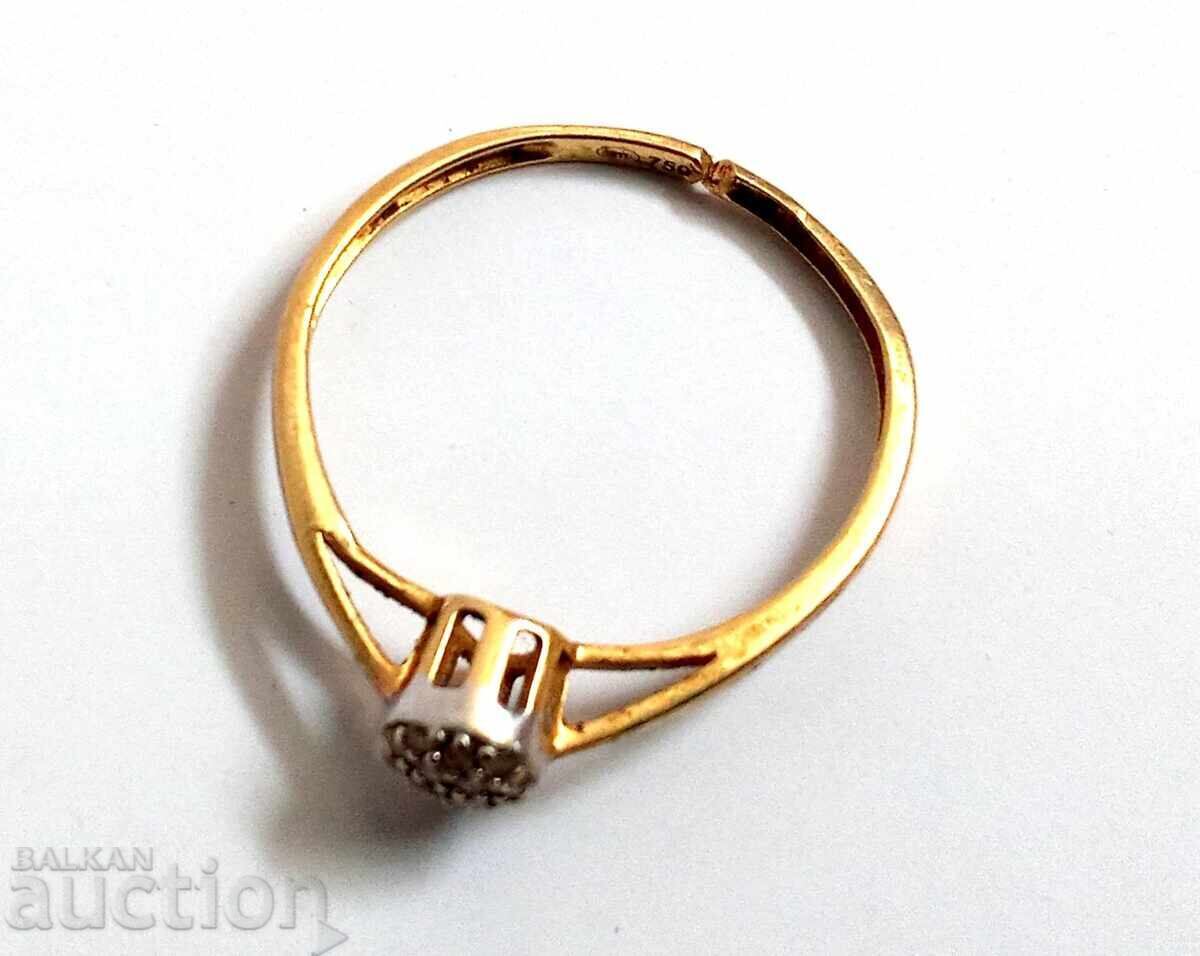 Delivery of Vintage 18-karat gold ring