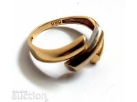 Винтидж пръстен от 14 карата злато