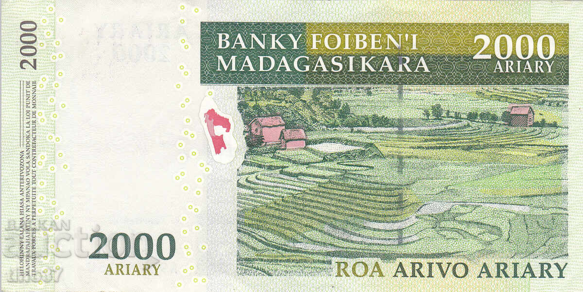 Licitație tino37 - MADAGASCAR - 2000 ARIARY - 2008 - VF+