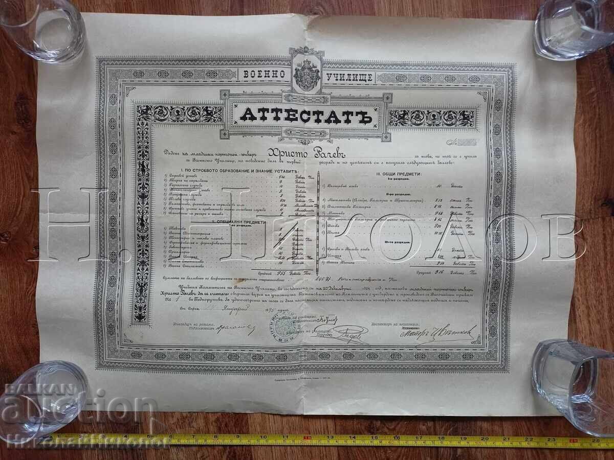 1895 ATETAT MILITAR COL. HRISTO RACHEV RUSE, REGIMENTUL 5 E977