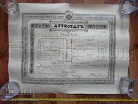 1895 ATETAT MILITAR COL. HRISTO RACHEV RUSE, REGIMENTUL 5 E977