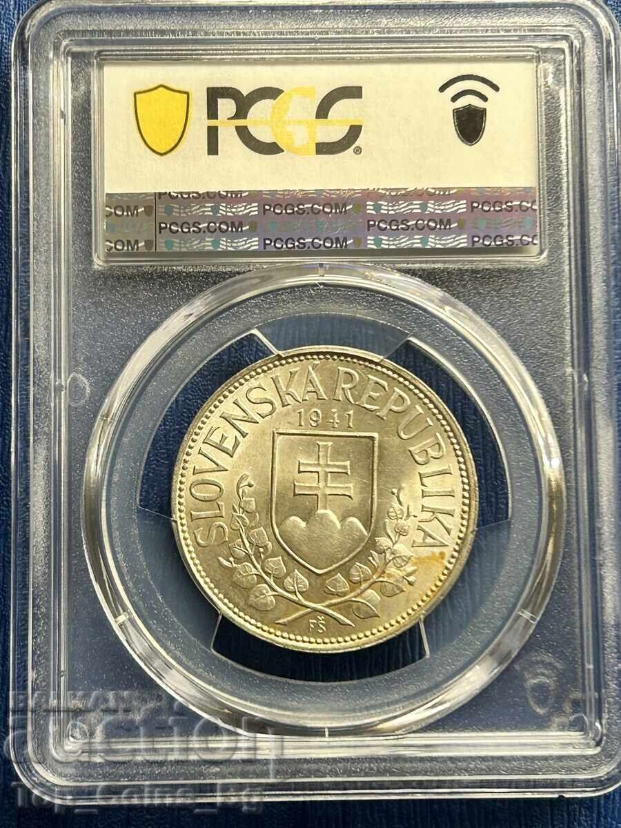 20 coroane 1941 MS63 PCGS 48345649 BG motiv - 5 20 coroane 1941 MS63 PCGS 48345649 BG motiv - 5